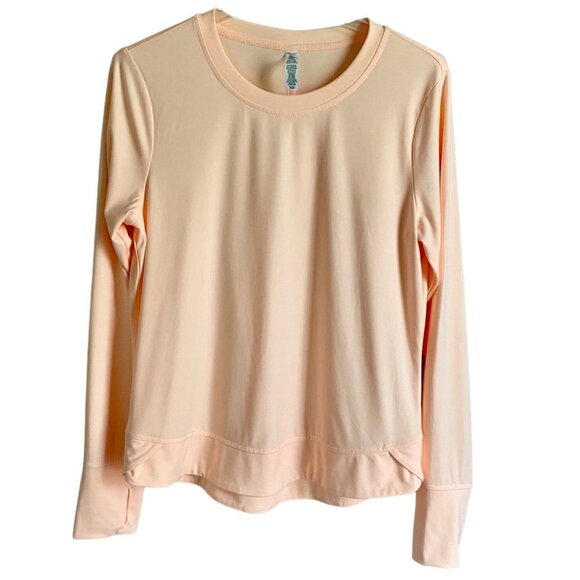 RBX Long Sleeve Pullover Top Peach Women's Medium - Picture 1 of 10